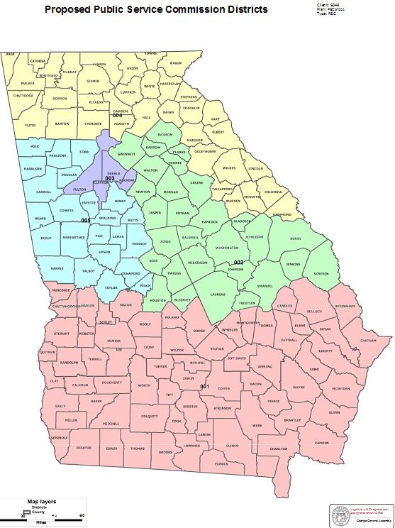 PSC Districts